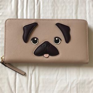 Kate spade pug wallet